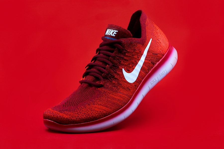 Baskets rouges, pointure 42